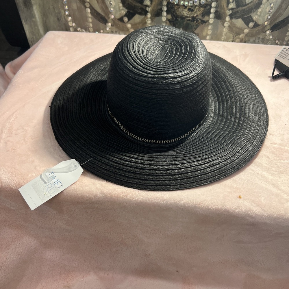 Foldable Travel Hat Sun Beach Gardening‎ Black Brand New